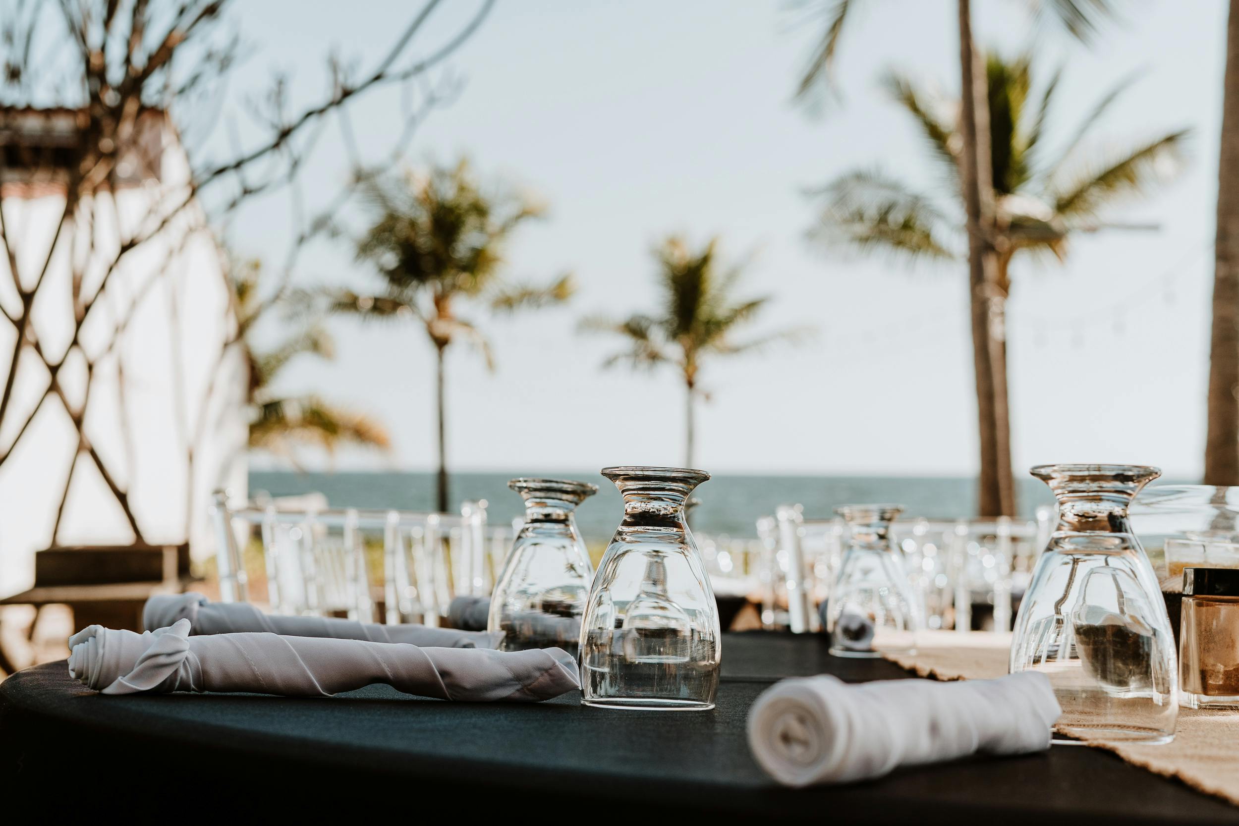 dining with ocean view